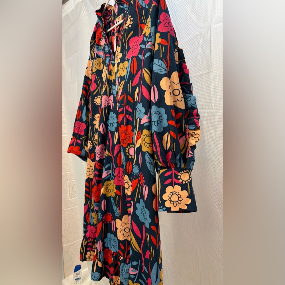Floral Multicolor Midi Dress